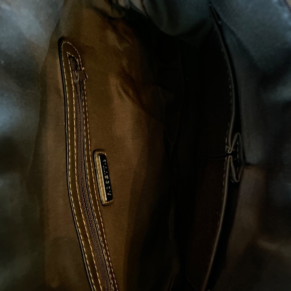 Rossetti Brown Faux Leather Handbag - Picture 3 of 3